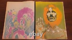 Look January 9 1968 Psychedelic Groovy BEATLES POSTER Excellent condition
