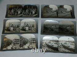 Lot of 201 Keystone stereoview cards in original boxes excellent conditions