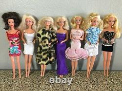 Lot of (21) Barbies Twist N Turn 1966 Model (Excellent Condition) With Clothes