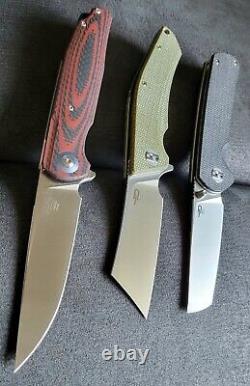 Lot of 3 Bestech Pocket Knives Ascot Cubis and Sledgehammer EXCELLENT CONDITION