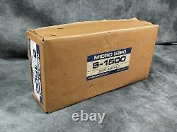 MICRO SEIKI S-1500 Shaft Assembly With original Box In Excellent Condition