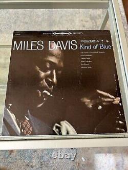 MILES DAVIS Kind Of Blue Original 1963 Press Vinyl Lp CS8163 Excellent Condition