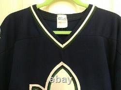 Macon Whoopee Hockey size Large Original Blue Jersey Excellent Condition