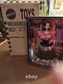 Mattel BARBIE Dia de los Muertos 2021 DOLL & Shipping Carton Excellent Condition