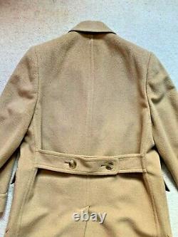Men's Vintage Camel Polo Coat, Size 40R, Union Made, Excellent Condition