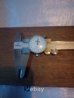 Mitutoyo 505-628-50 12 Dial Caliper Excellent Condition With Original Box