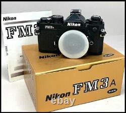 NIKON FM3A black body in excellent condition with original box and instructions