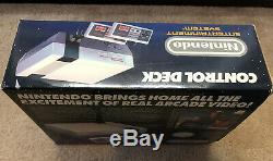 NINTENDO NES-001 Control Deck System CIB Complete Original Excellent Condition