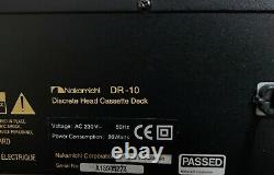 Nakamichi DR-10 Cassette Deck Excellent Working Condition Original Manual Super
