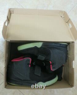 Nike Air Yeezy 2 Solar Red Size 12 100% Authentic + Original Box Excellent Shape