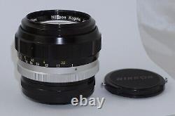 Nikon Nikkor-H Auto 85mm f1.8 Non-AI Lens in Original Box Excellent Condition