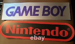 Nintendo & Gameboy Original Vintage Sign/wall Paper Excellent condition