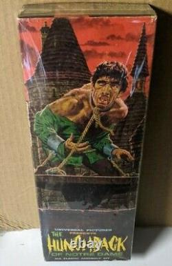 ORIGINAL 1963 AURORA THE HUNCHBACK OF NOTRE DAME BOX withINST. EXCELLENT CONDITION