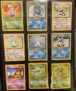 Original 102 pokemon set all holo excellent condition + extra holographic cards