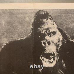 Original 1950s King Kong RKO rerelease poster Excellent Condition