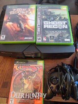 Original 2002 XBox Console Complete Excellent Condition w 3 games and DVD pb