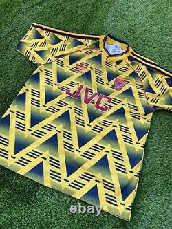 Original Arsenal 1991/93 Away Shirt- Medium- Excellent Condition- Bruised Banana