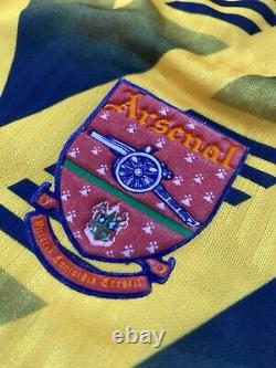 Original Arsenal 1991/93 Away Shirt- Medium- Excellent Condition- Bruised Banana