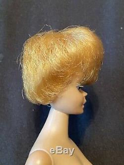 Original Barbie Doll 1958 Red Head Bubble Cut In Excellent Condition