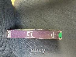 Original E T VHS 1982 opened but excellent condition. Green & Black