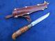Original Finnish Puukko Large Knife And Sheath Excellent Condition