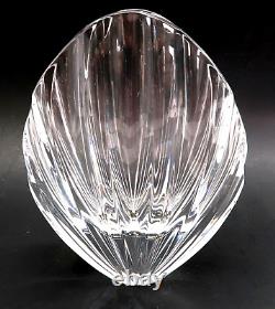 Original French BACCARAT Clam Shell Vase Signed R RIGOT 7 EXCELLENT CONDITION
