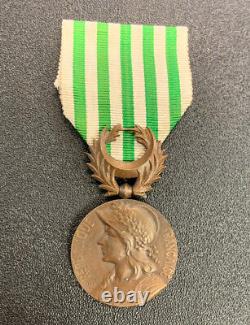 Original French WWI Gallipoli Dardanelles Service Medal Excellent Condition /