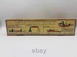 Original Naef Bauhaus Bauspiel Wood Toy 9412 In Box Excellent Condition