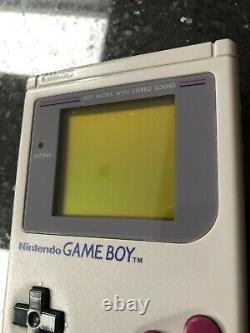 Original Nintendo Game Boy Console Boxed With Tetris Excellent Condition