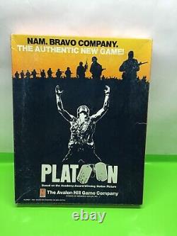 Original Platoon 1987 War Gaming Board Excellent Condition
