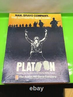 Original Platoon 1987 War Gaming Board Excellent Condition