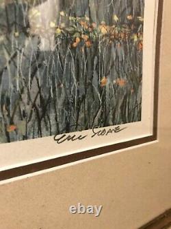 Original Signed Eric Sloane Art -Excellent Condition Indian Paint Brushes 950