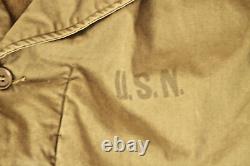 Original WW2 US Navy M-1941 deck jacket size medium USN excellent condition