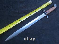 Original Ww1 Swedish M1914 Mauser Bayonet And Scabbard Excellent Condition