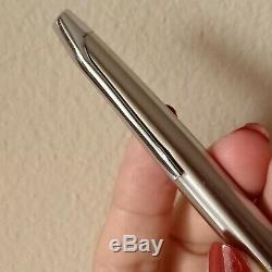 PILOT MYU Fountain Pen FM H472 High Grade Stainless Steel Excellent Conditions
