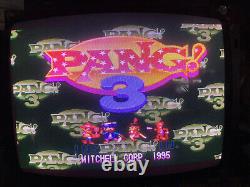 Pang 3 By Capcom Mitchell Arcade Pcb Jamma Bootleg Excellent Condition