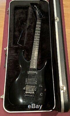 Peavey Vandenberg 1988 Black Guitar Excellent Condition With Original Case