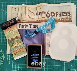 Phish Festival 8 Ticket Stub excellent? Condition! Also, festy accoutrements