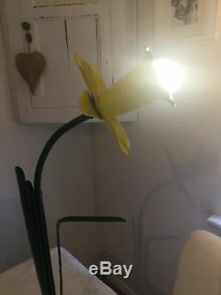 RARE1980s Pop Art daffodil Table Lamp Mike Bliss Excellent Original Condition
