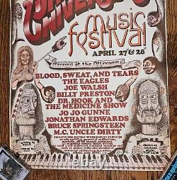 RARE Original 1973 Ohio University Music Festival Poster! Excellent Condition