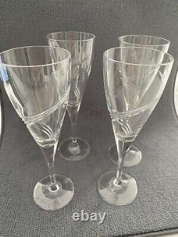 RARE Stuart Symphony wine glasses Beautiful Excellent Condition Set of 4