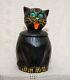 Rare Vintage Mccoy Coalby Black Cat Cookie Jar 1967 Excellent Condition