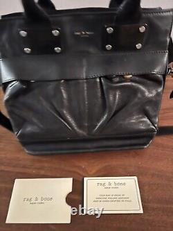 Rag & Bone Black Leather Pilot Bag. Excellent Condition. $725