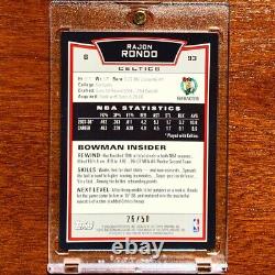 Rajon Rondo 2008-09 Bowman Chrome Gold Refractor #93 /50 Mint Condition Celtics