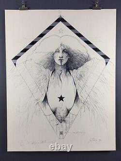 Ramon Santiago Kite Poster 1980, 24x36 Inches, Excellent Condition