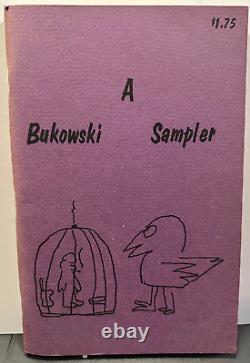 Rare. A Bukowski Sampler. 1971 Druid Books. Excellent Condition