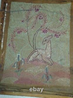 Rare Original From 1381 England Needlepoint Art Work Excellent Condition