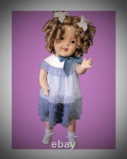 Rare, adorable 1930s all composite 23 Shirley Temple doll in excellent condition