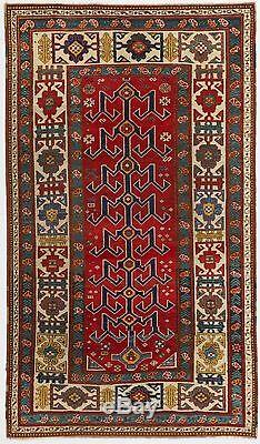 Remarkable Antique Caucasian KAZAK Rug, ca 1870, Excellent Original Condition