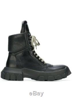Rick Owens Tractor Boots In Box Excellent Condition Original Price $1580